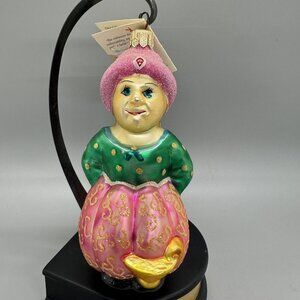Christopher Radko Christmas Ornament Aladdin w/ Genie Lamp Vintage 90s